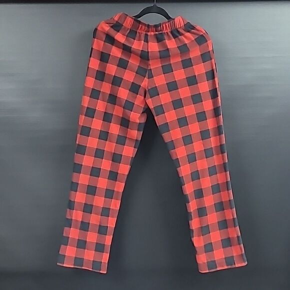 Buffulo Plaid Fleece Pajamas Pants Men's Size S - Picture 4 of 4